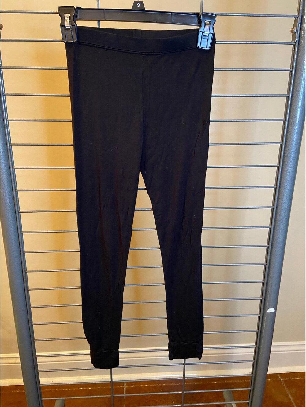 Little Sleepies Black Leggings Soft Stretch Pants Kids Toddler‎ Activewear